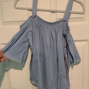 Free People Open Shoulder Top